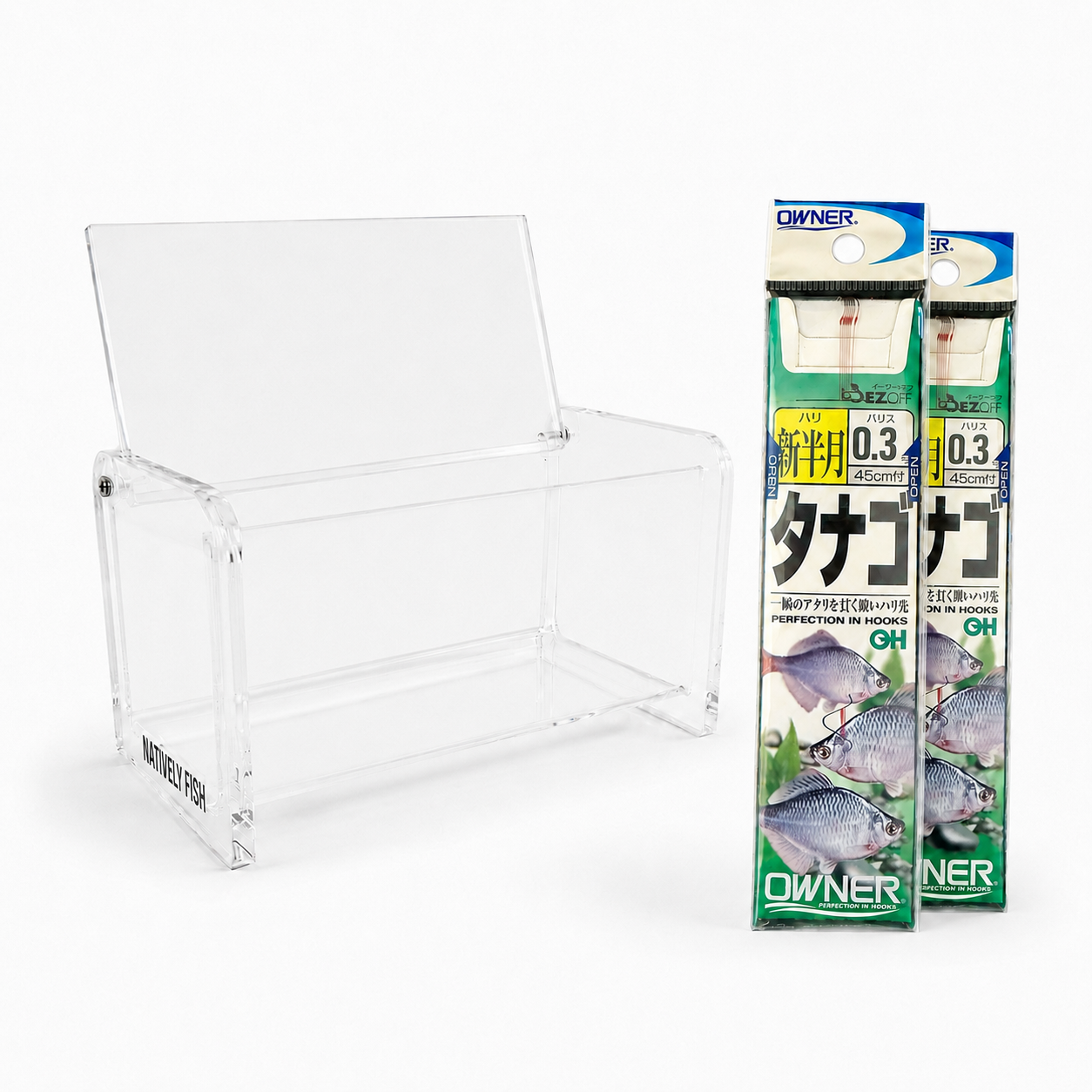 Microfishing Photo Tank with Tanago Hooks Bundle